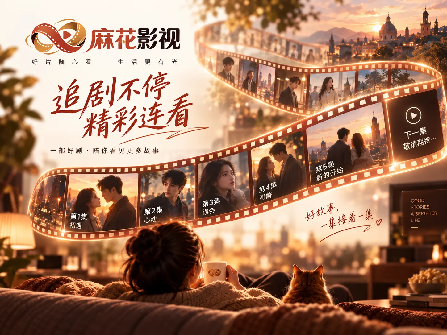 连续追剧时,如何把“找内容”和“继续观看”分开